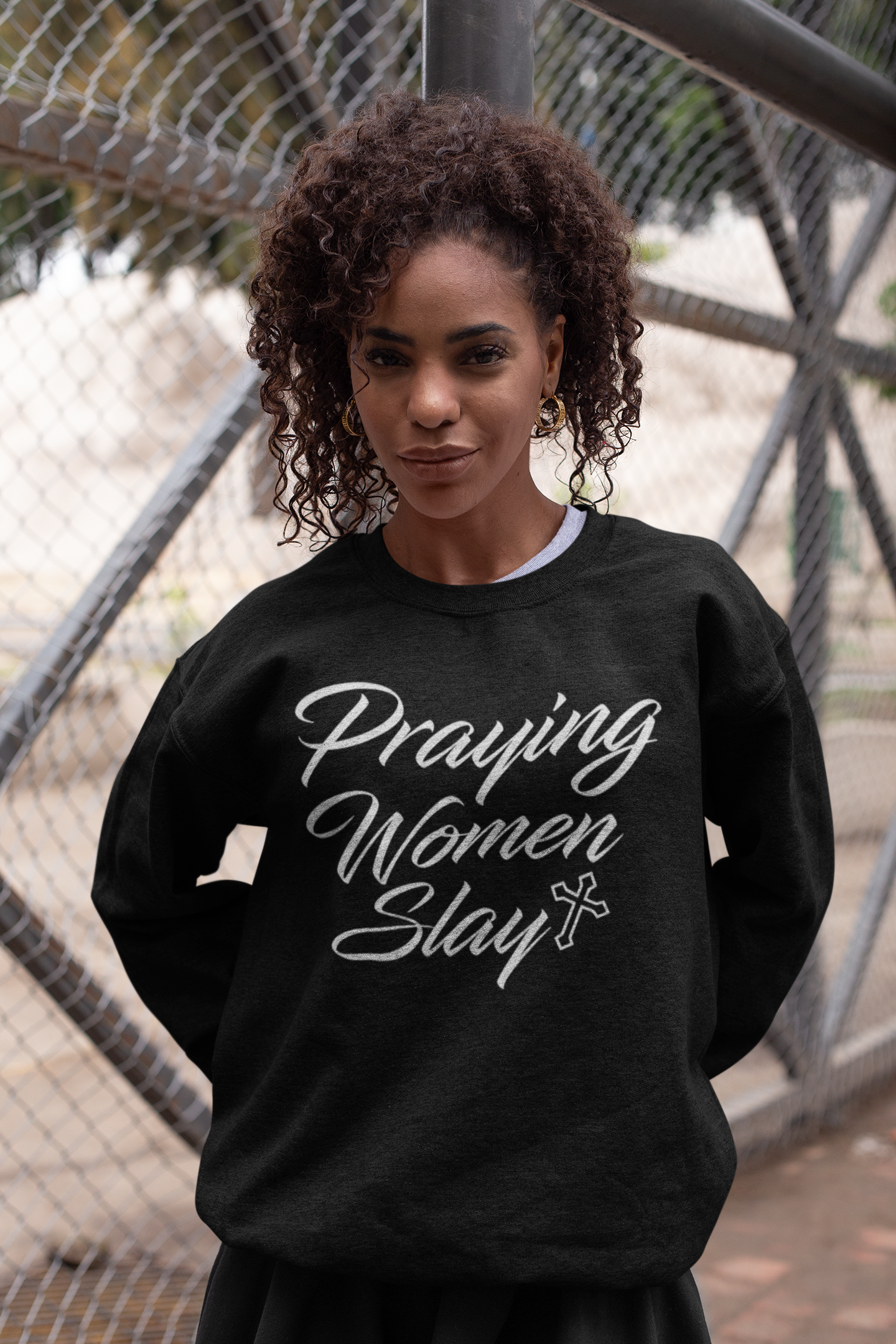 Praying Women Slay Crewneck