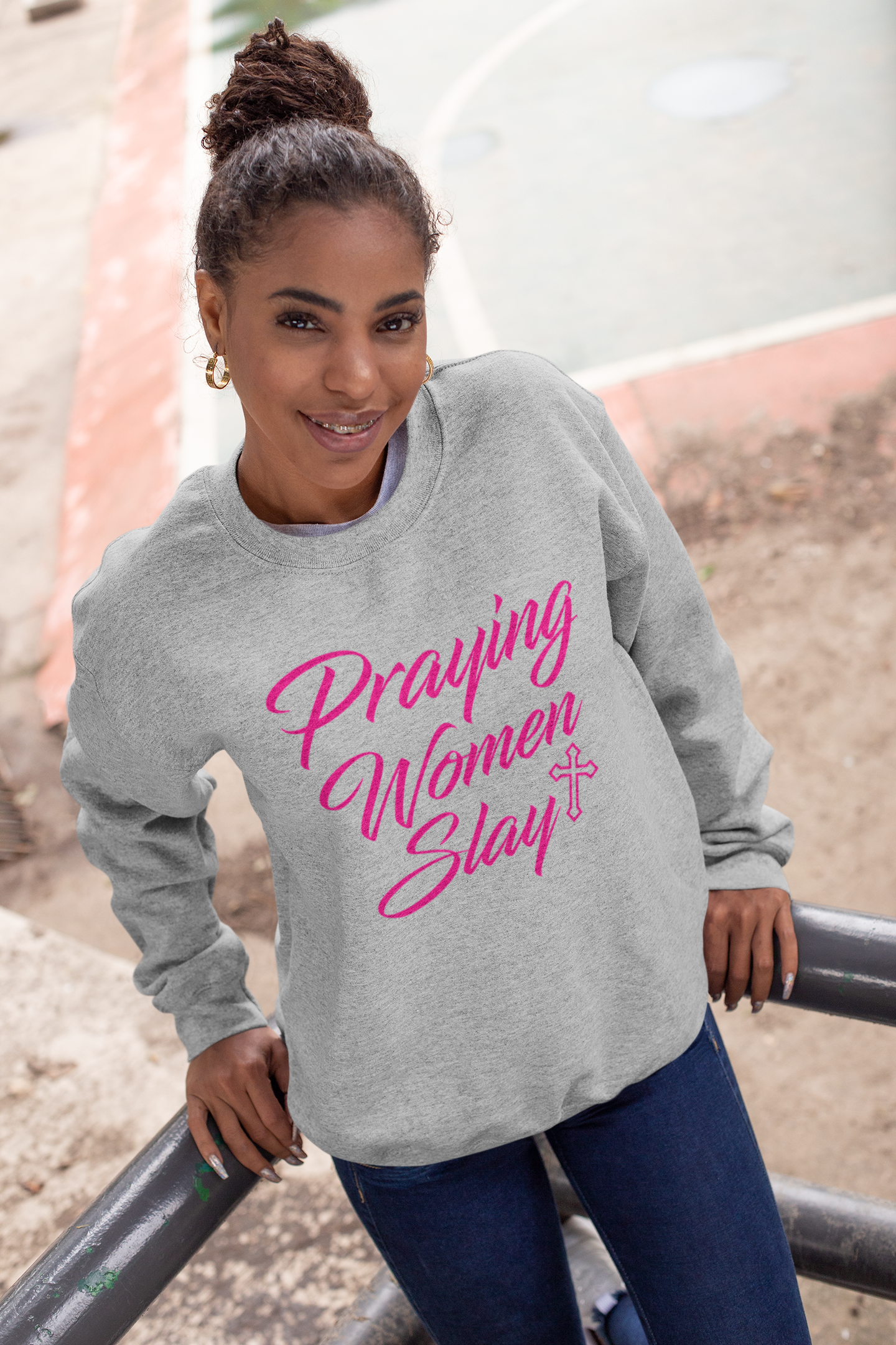 Praying Women Slay Crewneck